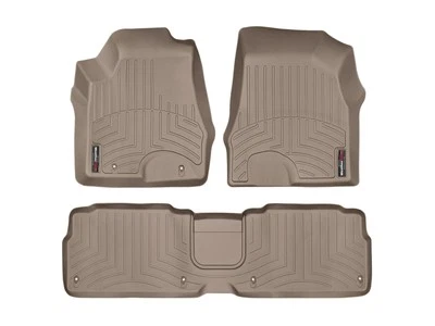 Forro de piso WeatherTech para Lexus RX 2004-2005 - 1ª y 2ª fila, tostado Foto 1 de 4