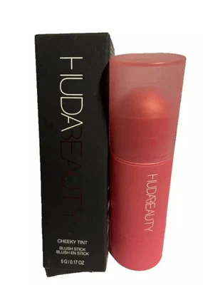 Huda Beauty Cheeky Tint Blush Stick Shade PROUD PINK New Authentic  - Image 1 of 4