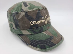 Country Thunder Music Festival Camo Cadet Military Hat Army Cap AZ WI Men Women - Picture 1 of 12