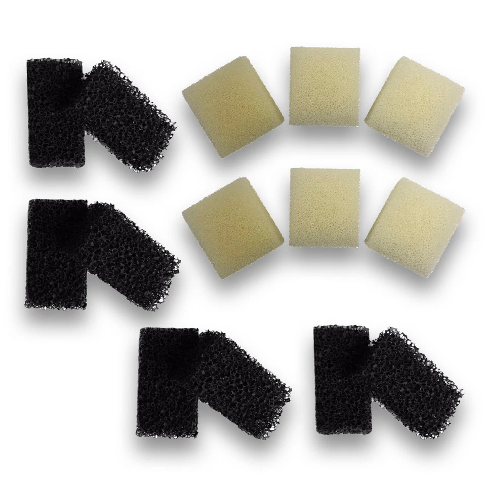 Compatible Interpet PF Mini Filter Foam And Carbon Foam Set Aquarium Fish Tank
