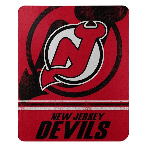 New Jersey Devils NHL Northwest 50"x60" Fade Away Fleece Throw Blanket FREE Cover