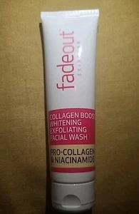 Fadeout Collagen Boost Whitening Exfoliating Facial Wash Niacinamide Cleanser NE - Picture 1 of 4