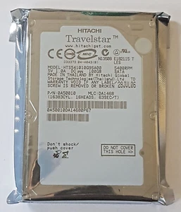100 GB SATA Hitachi Travelstar HTS541010G9SA00 5400RPM 8MB 2.5 " Hard Drive New - Picture 1 of 1