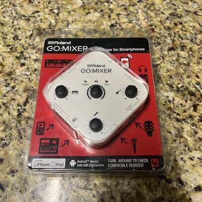 Roland GO:Mixer Audio Mixer for Smartphones ANDROID & iOS, Keyboard, Guitar, Mic - Image 1 of 3