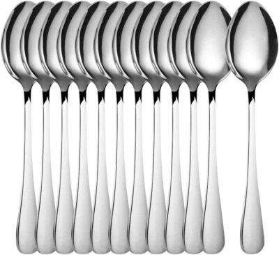 12 Stück Tafellöffel Edelstahl Menülöffel Esslöffel Suppenlöffel Küche Löffel DE - Bild 1 von 4