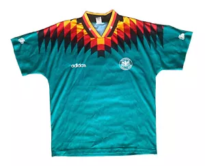 Maillot Adidas Officiel Allemagne DFB Jersey 1994 Coupe du Monde USA94 / Vert XL - Foto 1 di 8