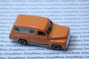 2008 Matchbox PANEL TRUCK orange FORD F-100 loose 1955 delivery FARMER"S MARKET - Picture 1 of 5