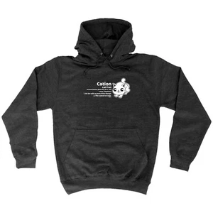 Cation Cat - Novedad Hombres Mujeres Ropa Divertida Regalo Sudadera con Capucha - Imagen 1 de 10