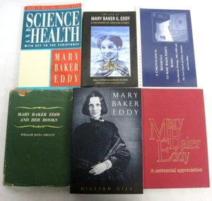Mary Baker Eddy 6 Books Christian Science Health History Key to Scriptures - Picture 1 of 11