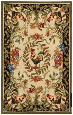 Safavieh Chelsea CREME / BLACK 2'-6" X 4' Area Rug - HK92A-24 - Image 1 of 3