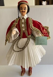 Bambola vintage 18,00” greca fatta a mano - Made in Greece - Foto 1 di 12