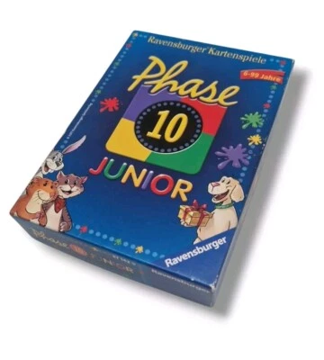 ⚡Phase 10 Junior Ravensburger Kartenspiel Gesellschaftsspiel vollständig geprüft - Bild 1 von 4