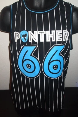 Camiseta deportiva de baloncesto Marvel Comics #66 Black Panther talla mediana para hombre Foto 1 de 4