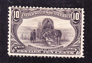 US 290 10c Trans-Mississippi Mint F-VF OG H SCV $150 - Picture 1 of 2