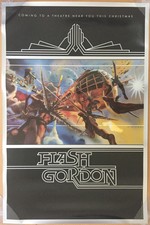 FLASH GORDON MOVIE POSTER 1 Sided ORIGINAL VF 25x38 SAM J. JONES CASTLE ARTWORK