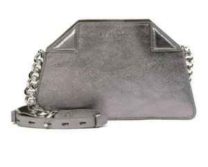 Halston Heritage Metallic Leather Crossbody Bag NWT $365 - Picture 1 of 9