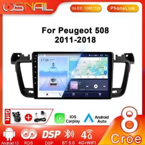 For Peugeot 508 508SW 11-18 Car Stereo Multimedia Player Auto GPS Android Radio - Picture 1 of 28