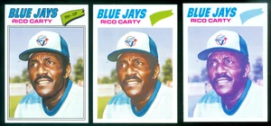 1977 Topps Rico Carty 10 Karten Progressive Proof 10 Karten Set MT #465 LOA - Bild 1 von 6