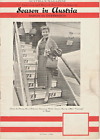 VINTAGE 1954 VIENNA, AUSTRIA TRAVEL GUIDE/MAGAZINE! GLORIA de HAVEN COVER PHOTO!