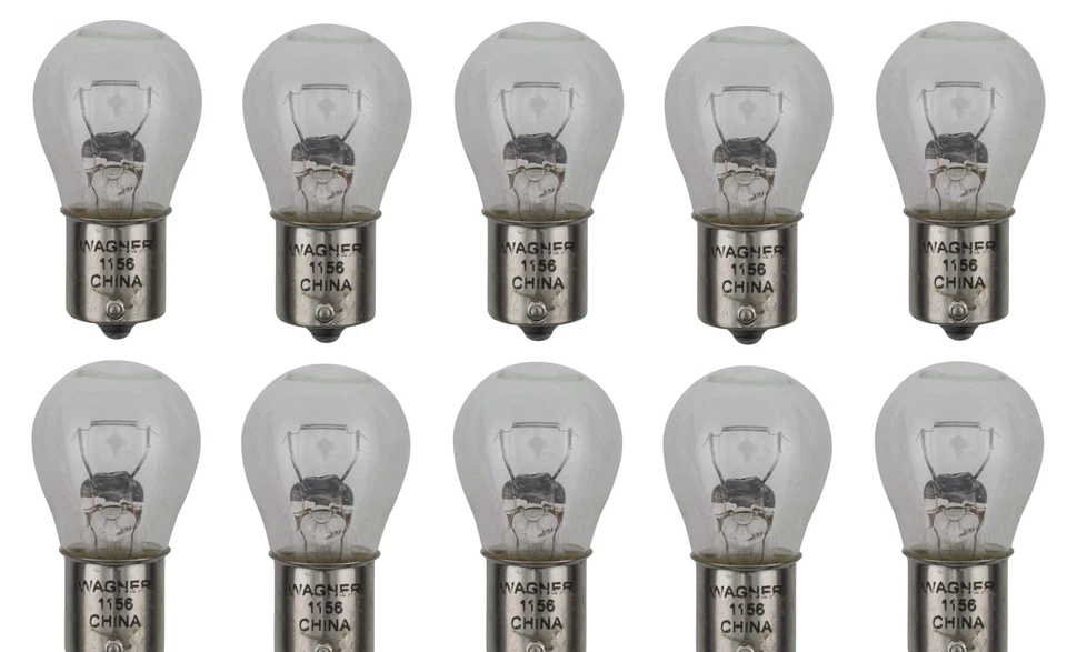 Wagner 1156 12V for Lancer Miniature Lamp Rear Turn Signal Light Bulb Lot of 10 - Image 1 of 1
