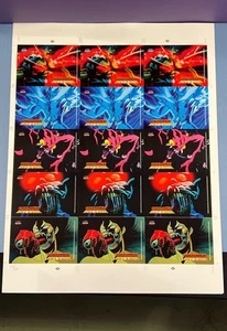 Urotsukidoji Legend of the Overfiend Hoja de Cartas Sin Cortar Anime 18 LE 207/250 RARO - Imagen 1 de 5