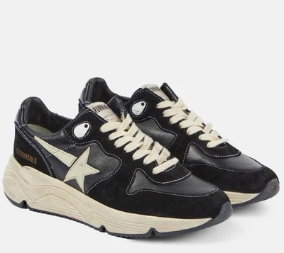 Golden Goose Running Sole 女式运动鞋黑色/白色 EU 36 US 6 $625 — 第 1/4 张图片
