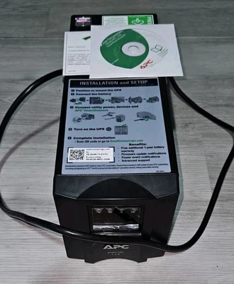 APC Smart-UPS 750VA Tower Battery Backup LCD 120V SmartConnect SMT750C - Image 1 of 4