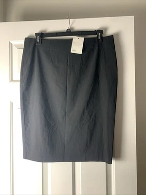 ASOS NWT Size 14 Black Pencil Skirt Knee Length Back Zip - Image 1 of 4
