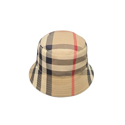 Sombrero de cubo Burberry a cuadros - talla M Foto 1 de 4