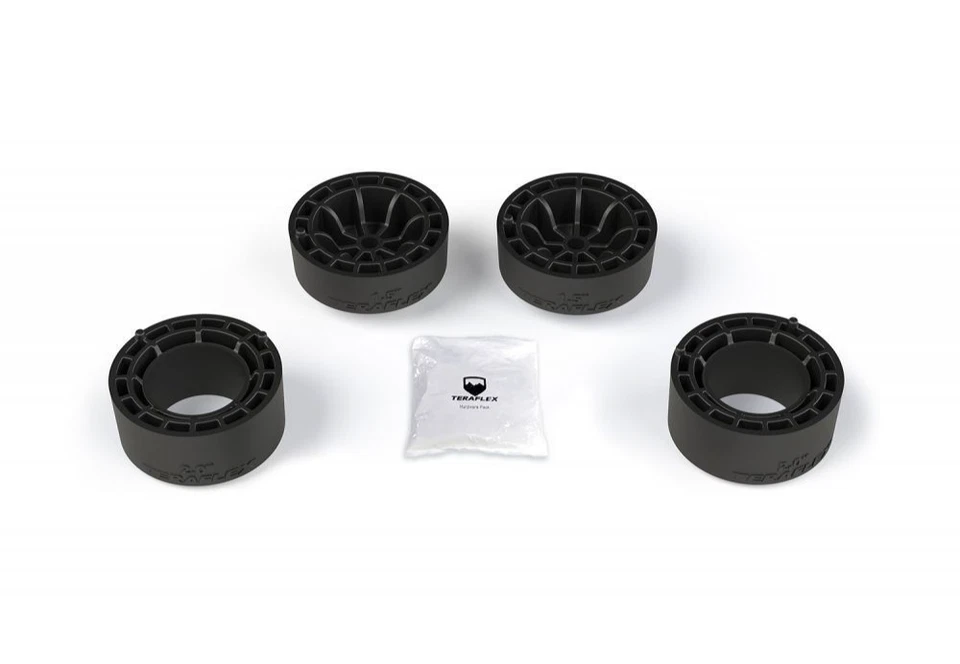 Kit de elevación espaciadora de rendimiento TeraFlex 1,5" para Jeep Wrangler JL 18-25 - sin amortiguadores Foto 1 de 1