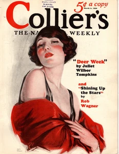 1926 Colliers March 6-John Barrymore; Alcoholism; Warren Harding; Sinclair Lewis - Picture 1 of 1