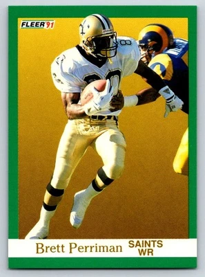 1991 Fleer - Brett Perriman #302 - Image 1 of 2