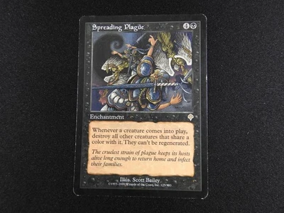 Spreading Plague HP [Invasion] #1 Mtg Magic Free Tracking! - Image 1 of 2