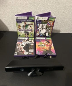 Paquete Kinect Xbox 360 con Just Dance, Zumba, Your Shape Fitness, UFC Trainer - Imagen 1 de 4