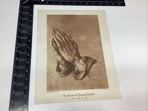 P1-5 Art Paper Etching Print Photogravure Hands Praying Apostle Albrecht Durer - Picture 1 of 12