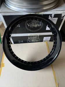 22 X 2.5”Outer reverse Lip”black”fits all 3pc Wheel Asanti,Adv1 40 Holes - Picture 1 of 6