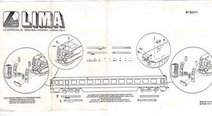 Lima 0000.078 Rahmenansteckteil Satz Motorice 2 für FS ALe 601 Ersatzteile H0 - Bild 1 von 3