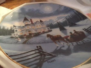 Hamilton Collection "I'll Be Home For Christmas" Collectible Plate 1994 - Picture 1 of 2