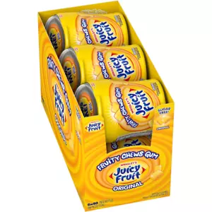 Sugar Free Chewing Gum, Fruity Chews Original, 40 Piece Bottle (6 Pack) - Picture 1 of 11