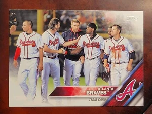 2016 Topps #248 Atlanta Braves Team Card w / Freddie Freeman - Picture 1 of 2