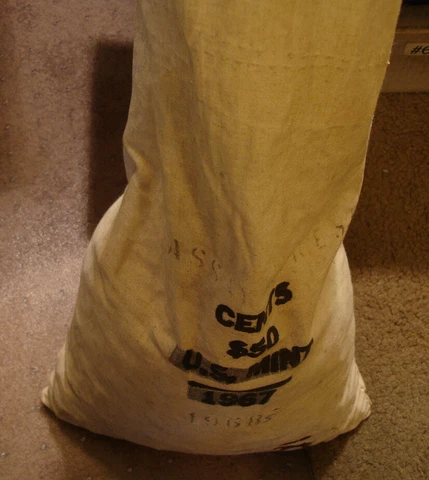 5000 Piece $50 BAG of 1968-S LINCOLN CENTS Gem BU unsearched for Errors Varietiy Cover