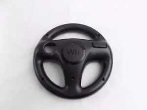 Nintendo Wii Wiimote Steering Wii Wheel Black - Picture 1 of 2