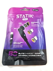 Statik Pro - 6'/1.8m Blitzcharge 100w Universal Charge Cable - Picture 1 of 6