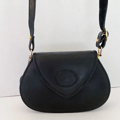 Vintage Henry Finest Genuine Leather Black Crossbody Bag Purse - Image 1 of 4