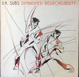 U.K. SUBS 'DIMINISHED RESPONSIBILITY' 12'' VINYL ALBUM GEM RECORDS GEMLP112 RED - Picture 1 of 8
