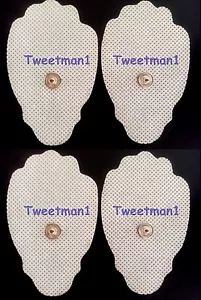 REPLACEMENT ELECTRODES PADS MASSAGE PADS (4) for Health Herald Digital Massager - Picture 1 of 1