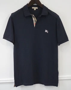 Herren Burberry Poloshirt Freizeit Pullover dunkelblau Gr. M UK/US40 - Bild 1 von 8