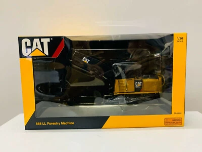 1/50 Tonkin Replicas Cat 568 LL Forestry Machine Scale DieCast TR40002  - Image 1 of 4