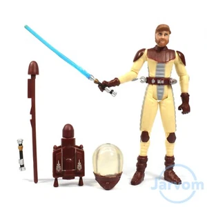 Star Wars 3.75" TCW Clone Wars CW12 Space Gear Obi-Wan Kenobi Suelto Completo - Imagen 1 de 1