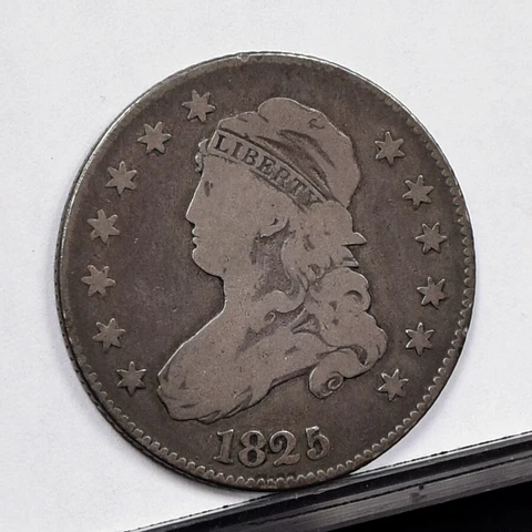 1825/2 Bust Quarter - Fine (#48371-L) Cover